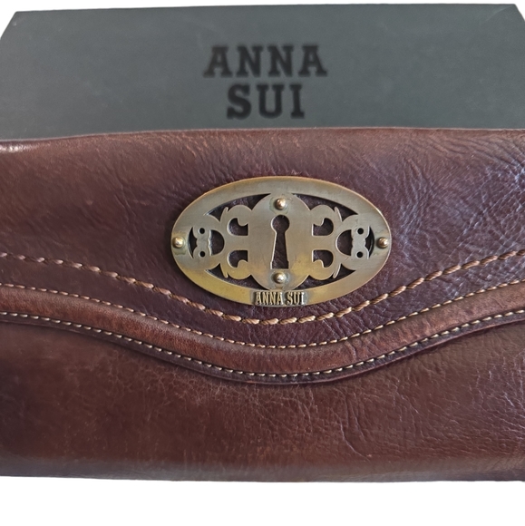 ANNA SUI brown leather Wallet - Picture 7 of 7